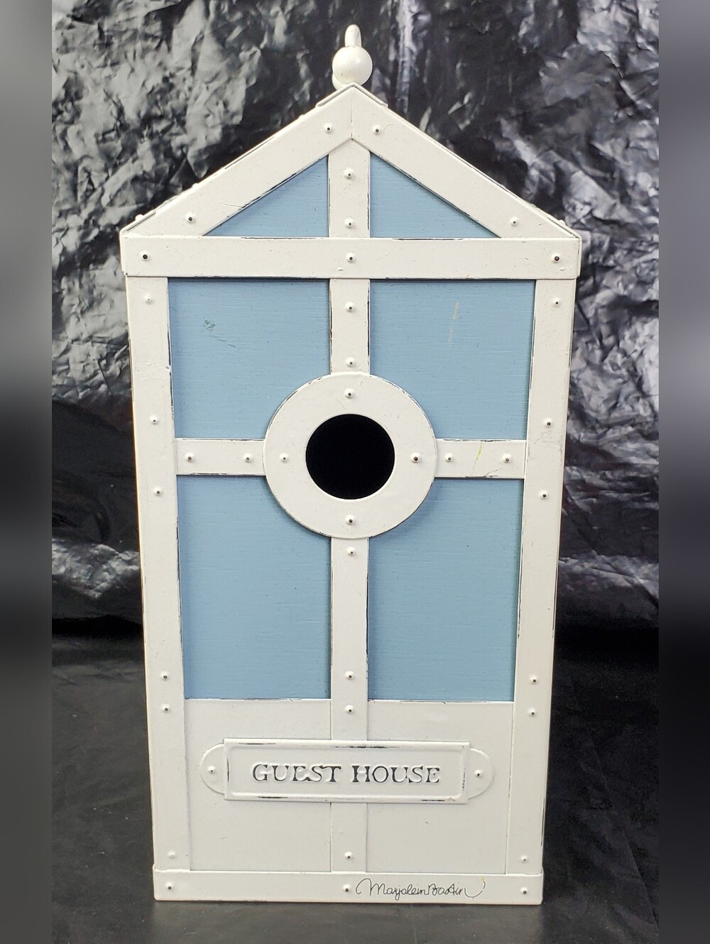 Hallmark Marjolein Bastin Guest House Distressed Birdhouse Pull Out Bottom GUC